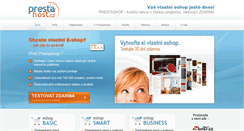 Desktop Screenshot of prestahost.cz