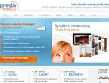 Tablet Screenshot of prestahost.cz